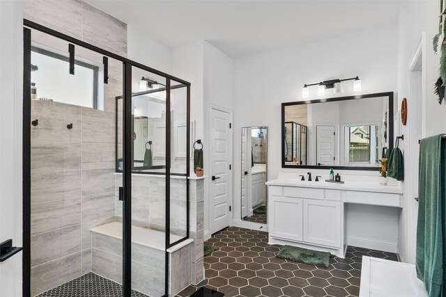2603 Loxley Dr, Mansfield, TX 76084 - bathroom with a shower stall and vanity