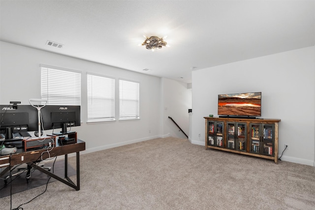 2603 Loxley Dr, Mansfield, TX 76084 - home office featuring carpet floors and baseboards