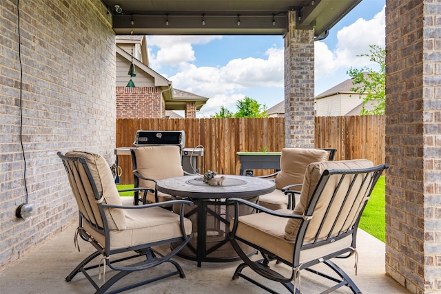 2603 Loxley Dr, Mansfield, TX 76084 - view of patio with outdoor dining space