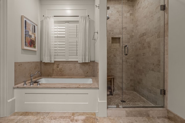 3766 W 4th St, Fort Worth, TX 76107 - full bathroom with a bath and a stall shower
