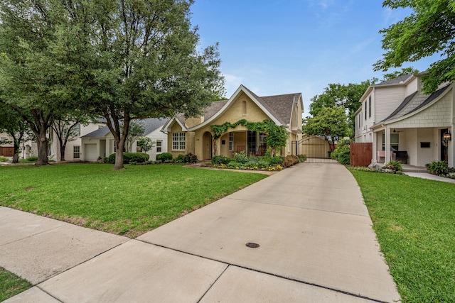 3766 W 4th St, Fort Worth, TX 76107 - view of front of property with a gate and a porch