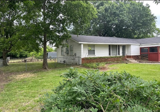 401 Frisco St, Cumby, TX 75433 - view of front of house featuring brick siding