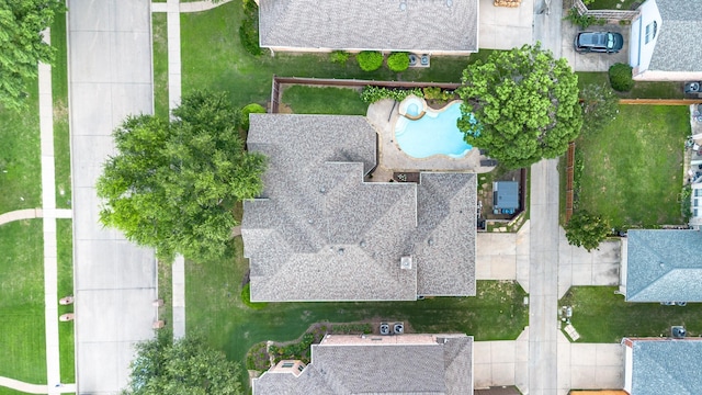 2916 Woods Dr, Plano, TX 75025 - drone / aerial view of a pool area