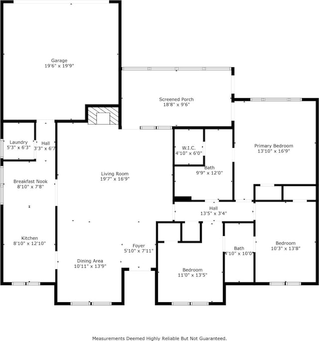 7529 Mapleleaf Dr, North Richland Hills, TX 76182 - floor plan / room layout