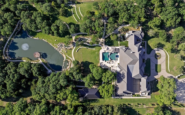 4905 Reserve Ct, Parker, TX 75002 - aerial view of property and surrounding area with a nearby body of water