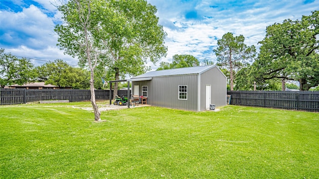 9000 Parkview Cir, Tolar, TX 76476 - view of yard featuring a patio area