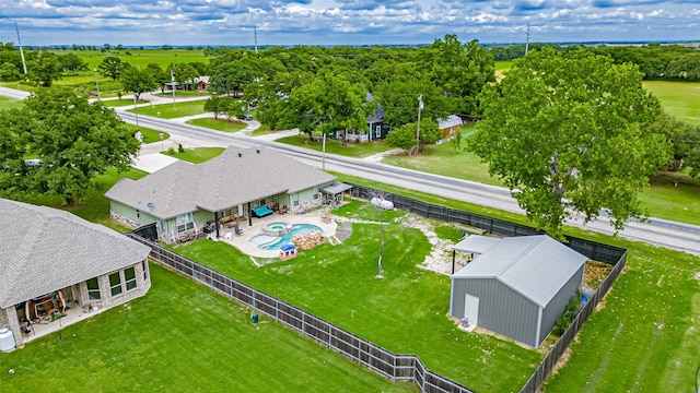 9000 Parkview Cir, Tolar, TX 76476 - drone / aerial view of a pool