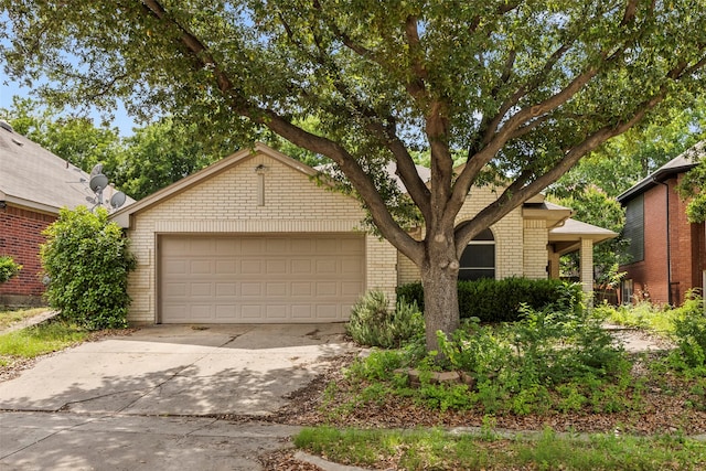 7421 Buckskin Ct, Fort Worth, TX 76137 - view of front of home featuring brick siding