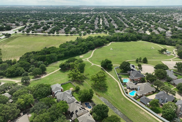 7421 Buckskin Ct, Fort Worth, TX 76137 - aerial view of residential area with a pool area