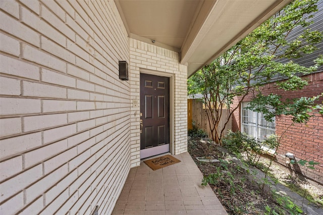 7421 Buckskin Ct, Fort Worth, TX 76137 - view of exterior entry with brick siding