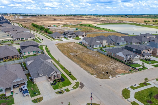 1713 Brindle St, Justin, TX 76247 - aerial view of residential area with a large body of water