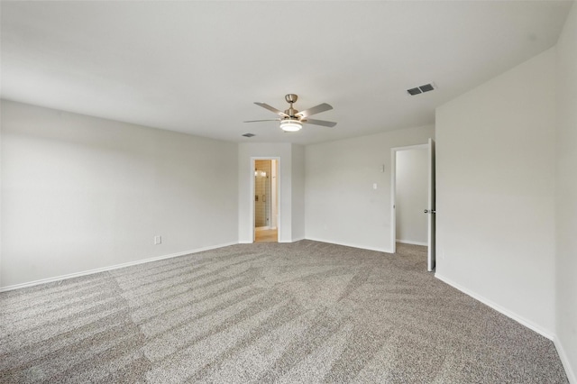 1126 Mazourka Dr, Arlington, TX 76001 - spare room with carpet, ceiling fan, and baseboards