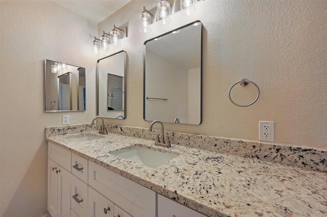 1126 Mazourka Dr, Arlington, TX 76001 - bathroom with double vanity
