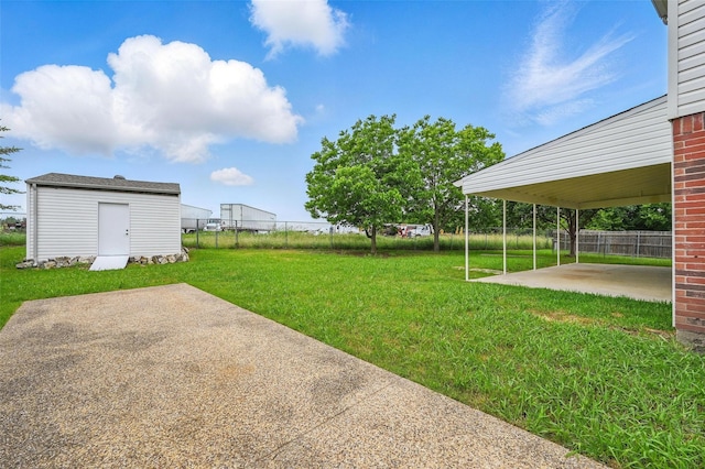 1126 Mazourka Dr, Arlington, TX 76001 - view of yard with a patio area