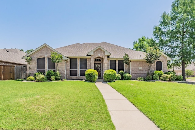 8300 Red Rose Trl, North Richland Hills, TX 76182 - view of front of house featuring brick siding and roof with shingles
