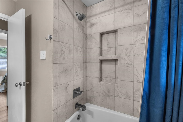 1210 Kay Dr, Weatherford, TX 76086 - full bathroom with shower / bath combo with shower curtain