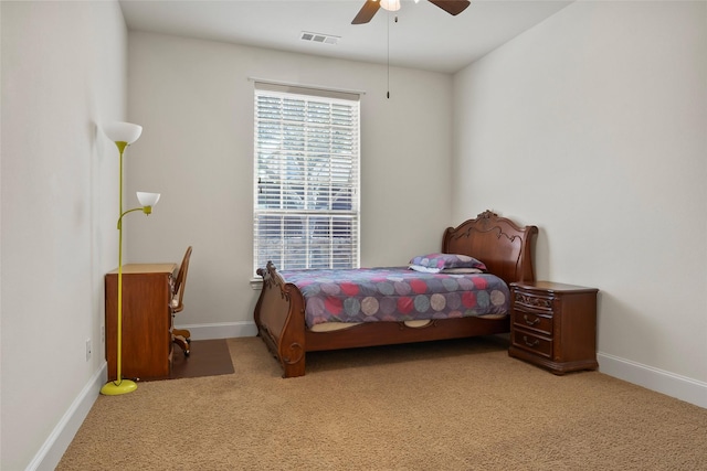 4211 Wilson Creek Trl, Prosper, TX 75078 - bedroom featuring carpet, baseboards, and a ceiling fan