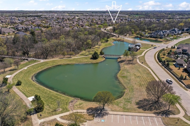 4211 Wilson Creek Trl, Prosper, TX 75078 - aerial view of property and surrounding area with a nearby body of water and nearby suburban area