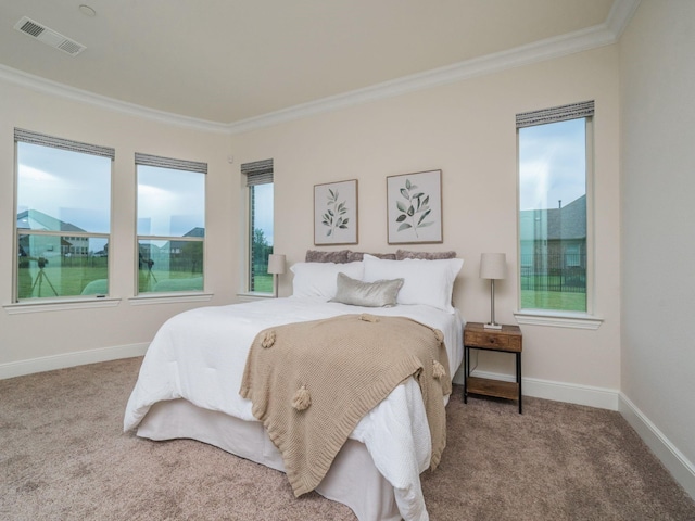 4603 Whitestone Dr, Parker, TX 75002 - carpeted bedroom with ornamental molding and multiple windows