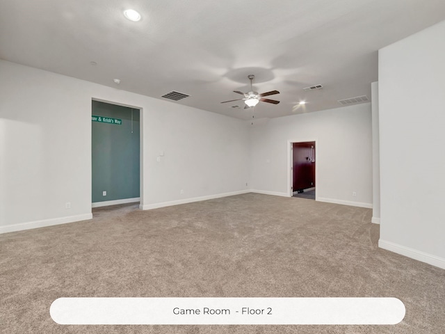 4603 Whitestone Dr, Parker, TX 75002 - empty room featuring ceiling fan and carpet flooring