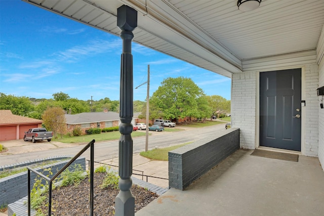 7401 Trimble Dr, Fort Worth, TX 76134 - view of covered porch