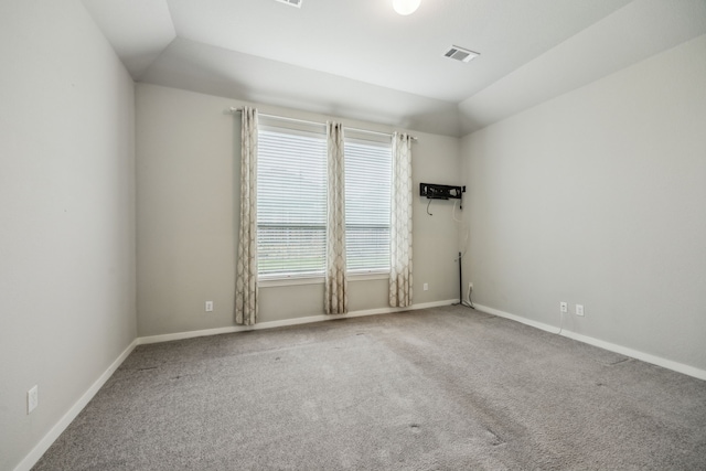 1529 Calcot Ln, Forney, TX 75126 - carpeted empty room with lofted ceiling and baseboards