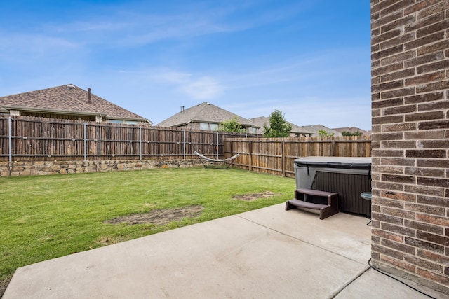 1529 Calcot Ln, Forney, TX 75126 - view of patio featuring a hot tub