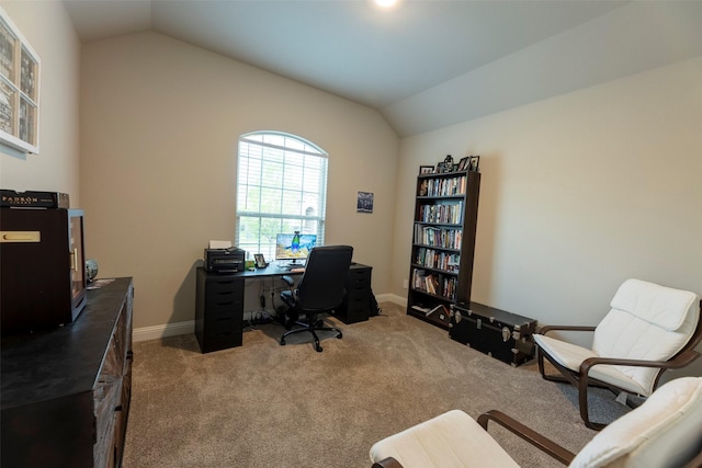 3036 Lionsgate Dr, Argyle, TX 76226 - carpeted office with vaulted ceiling and baseboards