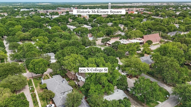 505 N College St, Mckinney, TX 75069 - drone / aerial view