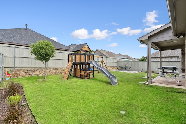 1601 Stetson St, Northlake, TX 76247 - view of jungle gym featuring a patio