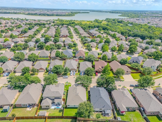 2025 Scott Creek Dr, Little Elm, TX 75068 - aerial perspective of suburban area with a nearby body of water