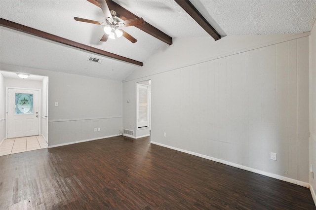 815 Quail Ter, Mansfield, TX 76063 - unfurnished room featuring wood finished floors, a ceiling fan, a textured ceiling, and baseboards