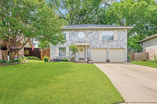 1019 W Lovers Ln W, Arlington, TX 76013 - view of front of home with brick siding, driveway, and a garage