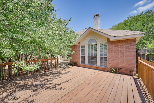 7405 Mesa Verde Trl, Fort Worth, TX 76137 - view of wooden terrace