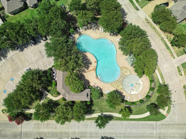 205 Hogue Ln, Wylie, TX 75098 - bird's eye view of a pool