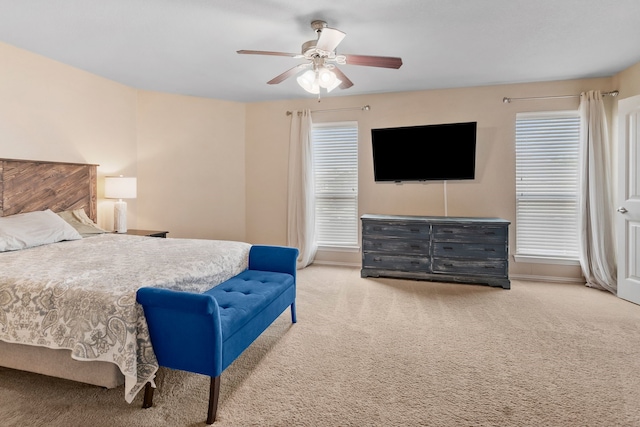 12001 Walden Wood Dr, Fort Worth, TX 76244 - bedroom featuring carpet, ceiling fan, and baseboards