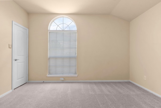 12001 Walden Wood Dr, Fort Worth, TX 76244 - unfurnished room featuring carpet, baseboards, and vaulted ceiling