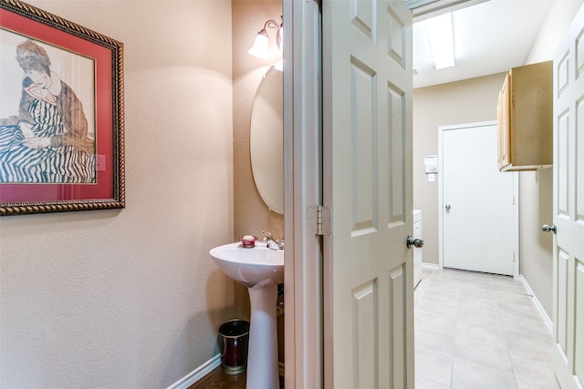 3801 Emerald Park Dr, Corinth, TX 76208 - bathroom with tile patterned flooring and baseboards
