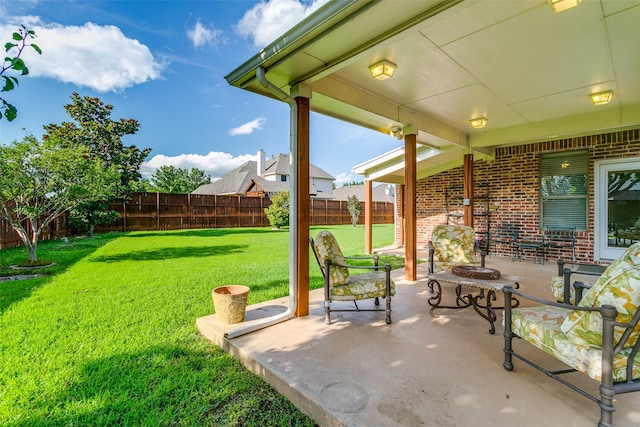 3801 Emerald Park Dr, Corinth, TX 76208 - view of patio / terrace