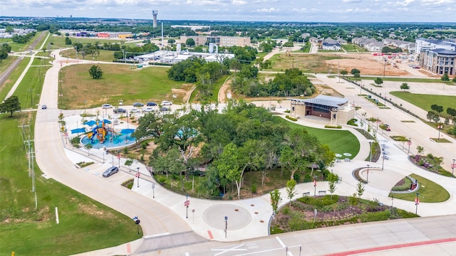 3801 Emerald Park Dr, Corinth, TX 76208 - bird's eye view of a pool area