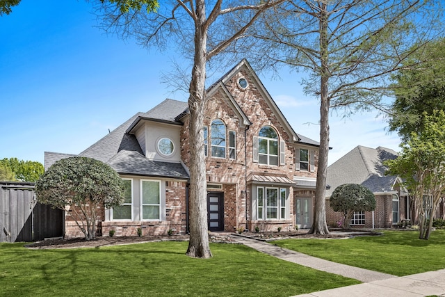 2600 Shadow Hill Ln, Plano, TX 75093 - traditional-style house with brick siding and a shingled roof