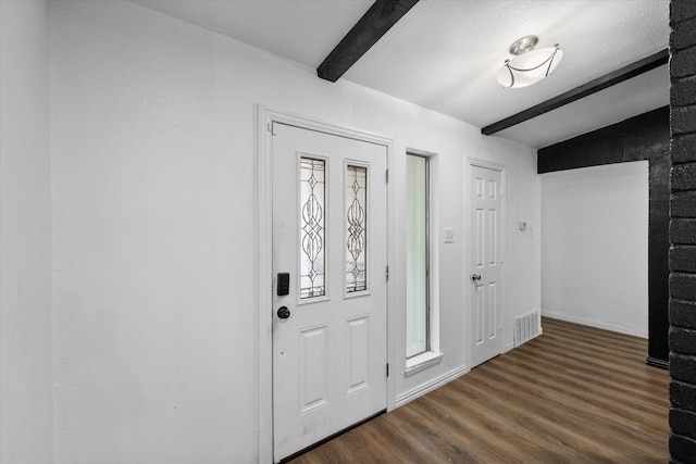 7209 W Cleburne Rd, Fort Worth, TX 76133 - entrance foyer with wood finished floors and baseboards