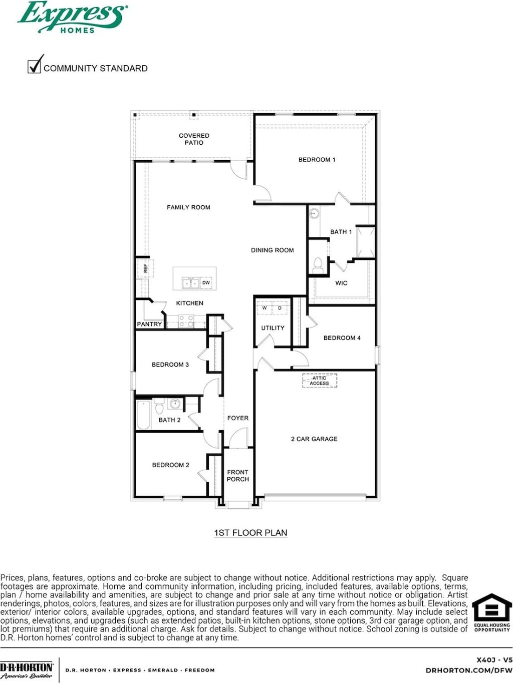 800 Fairbanks Dr, Ennis, TX 75119 - room layout