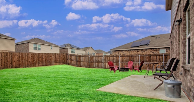 1438 Ganado Dr, Forney, TX 75126 - view of yard featuring a fire pit and a patio