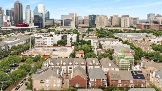 2917 Hallsville St, Dallas, TX 75204 - aerial view of city skyline