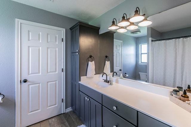 4260 Gun Club Rd, Temple, TX 76501 - bathroom featuring vanity and toilet