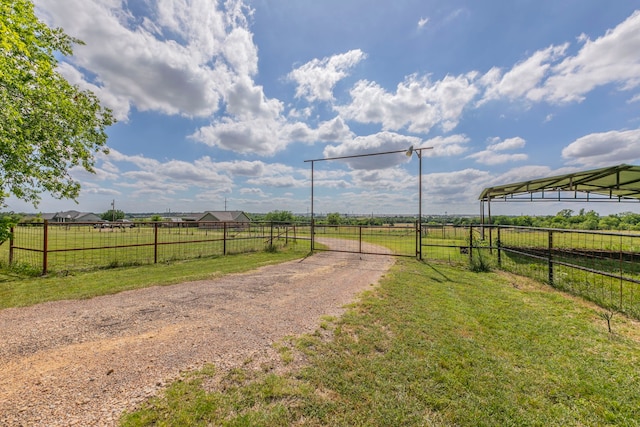 4260 Gun Club Rd, Temple, TX 76501 - view of street featuring a view of rural / pastoral area, a gate, and a gated entry