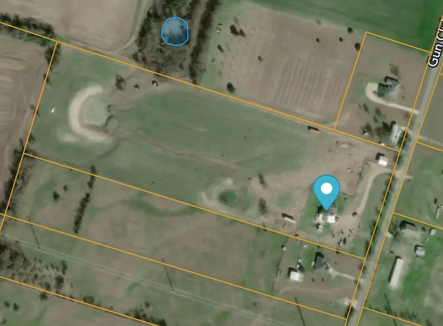 4260 Gun Club Rd, Temple, TX 76501 - map / location featuring property parcel outlined