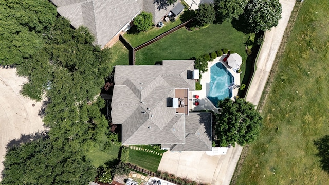 3601 Whitehaven Dr, Plano, TX 75093 - drone / aerial view of a pool