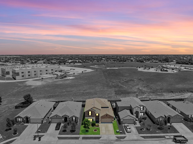 273 Pitt Cir, Fate, TX 75189 - aerial view at dusk of a residential view